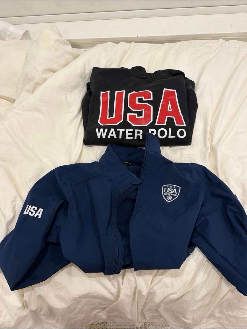 USA Water Polo Sweatshirt + Navy USA Jacket Set